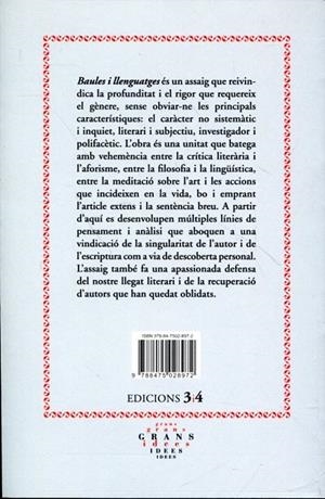 Baules i llenguatges | 9788475028972 | Calvo, Lluís | Llibres.cat | Llibreria online en català | La Impossible Llibreters Barcelona