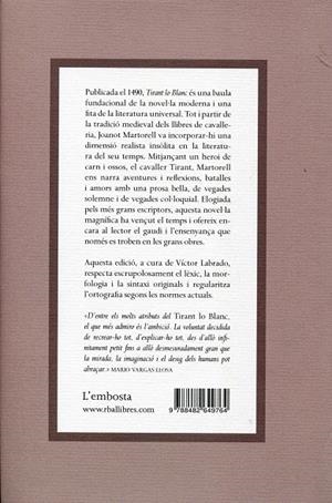 Tirant lo Blanc | 9788482649764 | Martorell, Joanot | Llibres.cat | Llibreria online en català | La Impossible Llibreters Barcelona