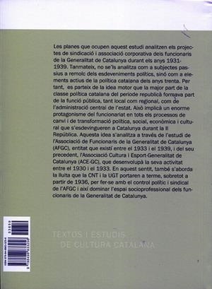 Els sindicats de funcionaris de la Generalitat de Catalunya (1931-1939) | 9788498833256 | Martínez Fiol, David | Llibres.cat | Llibreria online en català | La Impossible Llibreters Barcelona