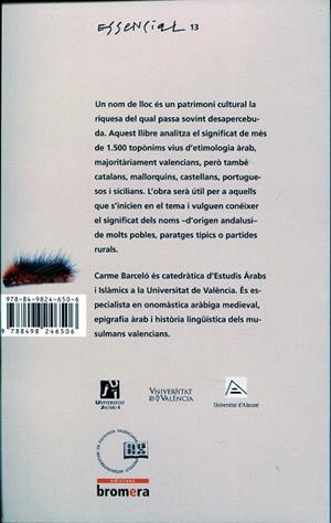 Noms aràbics de lloc | 9788498246506 | Barceló, Carme | Llibres.cat | Llibreria online en català | La Impossible Llibreters Barcelona