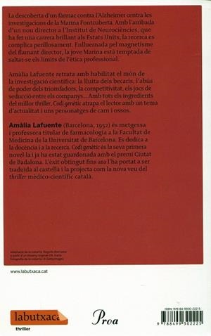 Codi genètic | 9788499302225 | Lafuente, Amàlia | Llibres.cat | Llibreria online en català | La Impossible Llibreters Barcelona