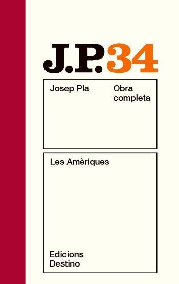 Les Amèriques. Obra completa vol 34 | 9788497101745 | Pla, Josep | Llibres.cat | Llibreria online en català | La Impossible Llibreters Barcelona