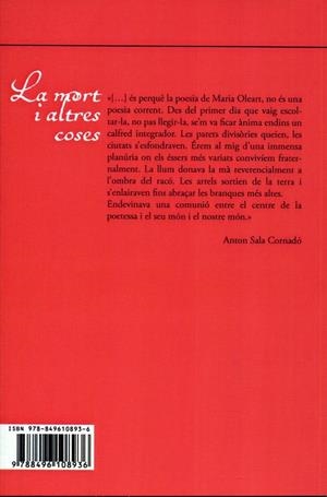 La mort i altres coses | 9788496108936 | Oleart de Bel, Maria | Llibres.cat | Llibreria online en català | La Impossible Llibreters Barcelona