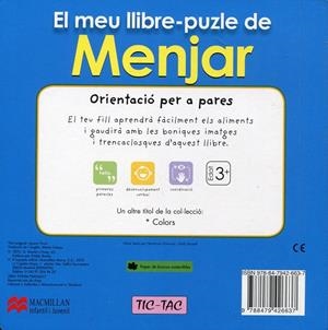 El meu llibre-puzle de menjar | 9788479426637 | Diversos | Llibres.cat | Llibreria online en català | La Impossible Llibreters Barcelona