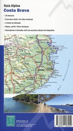 Costa Brava. De Portbou a Blanes - Guia Alpina | 9788480903950 | Gregori, F. Xavier; Comamala, Rosa | Llibres.cat | Llibreria online en català | La Impossible Llibreters Barcelona