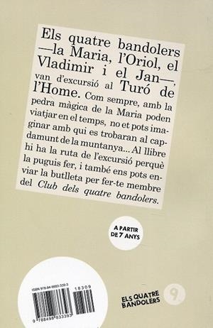 Els Quatre Bandolers al Turó de l'home | 9788498833393 | Gomà, Enric | Llibres.cat | Llibreria online en català | La Impossible Llibreters Barcelona