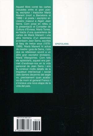 Marià Manent-Jean Serra. Una correspondència Barcelona-Eivissa 1976-1988 | 9788498833287 | Serra, Jean; Manent, Marià | Llibres.cat | Llibreria online en català | La Impossible Llibreters Barcelona