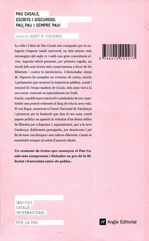 Pau Casals, escrits i discursos: Pau, Pau i sempre Pau! | 9788415002277 | Figueres, Josep M. (Edició a cura) | Llibres.cat | Llibreria online en català | La Impossible Llibreters Barcelona