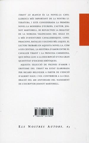 Amor i erotisme al Tirant | 9788498247855 | Martorell, Joanot | Llibres.cat | Llibreria online en català | La Impossible Llibreters Barcelona