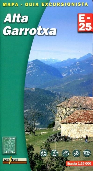 Mapa guia excursionista Alta Garrotxa E-25 (Escala 1:25000) | 9788480903769 | Llibres.cat | Llibreria online en català | La Impossible Llibreters Barcelona