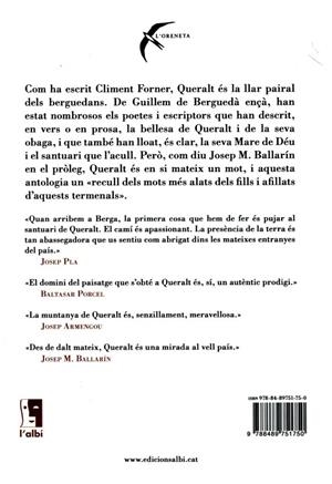 A recer de Queralt. Antologia queraltina. Poesia i prosa. De Guillem de Berguedà als nostres dies | 9788489751750 | Forner, Climent | Llibres.cat | Llibreria online en català | La Impossible Llibreters Barcelona