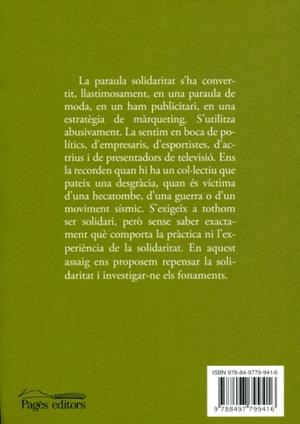 La solidaritat | 9788497799416 | Torralba, Francesc | Llibres.cat | Llibreria online en català | La Impossible Llibreters Barcelona