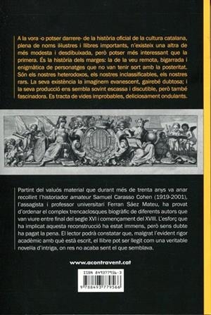 Vides improbables. Una història dels heterodoxos catalans | 9788493779566 | Carasso, Samuel | Llibres.cat | Llibreria online en català | La Impossible Llibreters Barcelona