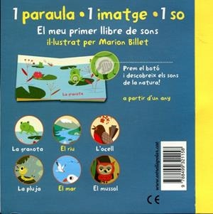 La natura. El meu primer llibre de sons | 9788499321158 | Billet, Marion | Llibres.cat | Llibreria online en català | La Impossible Llibreters Barcelona