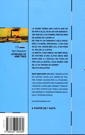 Atreveix-te amb tres | 9788466126960 | Moeyaert, Bart | Llibres.cat | Llibreria online en català | La Impossible Llibreters Barcelona