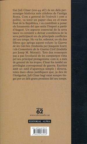 Guerra de les Gàl·lies. Comentaris de la Guerra Civil | 9788429767278 | Juli Cèsar | Llibres.cat | Llibreria online en català | La Impossible Llibreters Barcelona