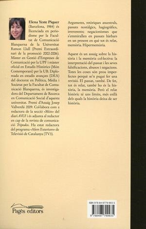 L'era de la hipermemòria. Revisionisme i falsificació històrica | 9788497799935 | Yeste, elena | Llibres.cat | Llibreria online en català | La Impossible Llibreters Barcelona