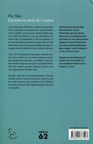 L'acrobàcia aèria de Confuci | 9788429767407 | Sijie, Dai | Llibres.cat | Llibreria online en català | La Impossible Llibreters Barcelona