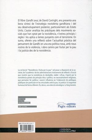 Gandhi avui. Noviolència per a una nova era política | 9788499750477 | Cortrigth, David | Llibres.cat | Llibreria online en català | La Impossible Llibreters Barcelona