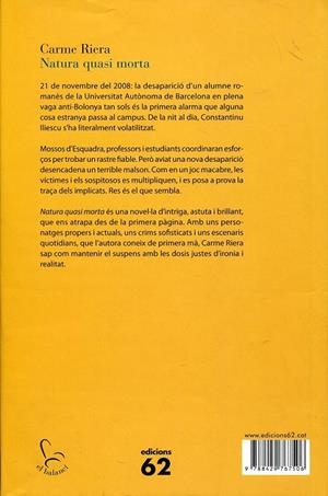 Natura quasi morta | 9788429767506 | Riera, Carme | Llibres.cat | Llibreria online en català | La Impossible Llibreters Barcelona