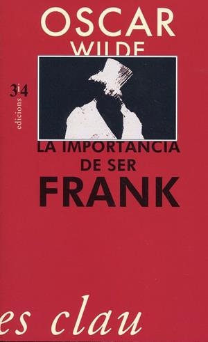 La importància de ser Frank | 9788475028101 | Wilde, Oscar | Llibres.cat | Llibreria online en català | La Impossible Llibreters Barcelona