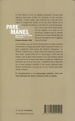 Pare Manel. Més a prop de la terra que del cel | 9788415002505 | Buxeda i Aliu, Francesc | Llibres.cat | Llibreria online en català | La Impossible Llibreters Barcelona