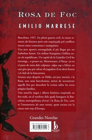 Rosa de foc. Una novel·la d'intriga sobre el Barça i la Guerra Civil | 9788466647014 | Marrese, Emilio | Llibres.cat | Llibreria online en català | La Impossible Llibreters Barcelona