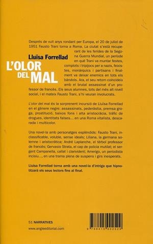 L'olor del mal | 9788415002529 | Forrellad, Lluïsa | Llibres.cat | Llibreria online en català | La Impossible Llibreters Barcelona