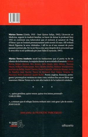 Màrius Torres tradueix | 9788493771560 | Torres, Màrius | Llibres.cat | Llibreria online en català | La Impossible Llibreters Barcelona