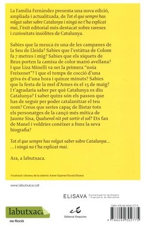 Tot el què sempre has volgut saber sobre Catalunya i ningú t'ha explicat mai  | 9788499302775 | Família Fenàndez | Llibres.cat | Llibreria online en català | La Impossible Llibreters Barcelona