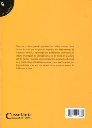 Versos de sal | 9788497918688 | Butxaca, Montserrat | Llibres.cat | Llibreria online en català | La Impossible Llibreters Barcelona