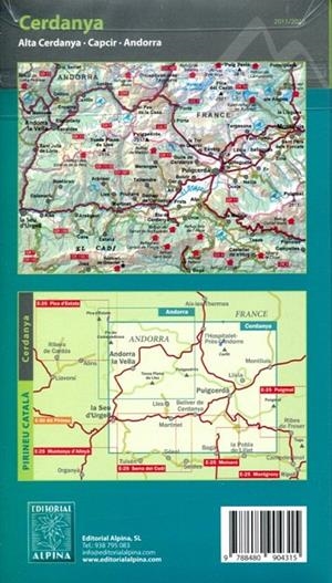 Cerdanya, Alta Cerdanya, Capcir, Andorra. Mapa guia | 9788480904315 | Diversos | Llibres.cat | Llibreria online en català | La Impossible Llibreters Barcelona