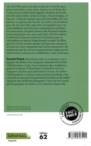 Viatge d'anada i tornada | 9788499303291 | Piqué, Gerard | Llibres.cat | Llibreria online en català | La Impossible Llibreters Barcelona