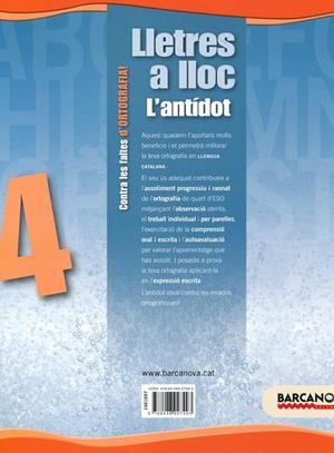 Lletres a joc. L'antídot. Contra les faltes d'ortografia 4 ESO | 9788448927493 | Bustos, Joan | Llibres.cat | Llibreria online en català | La Impossible Llibreters Barcelona