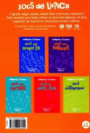 Jocs de lògica (+8 anys) | 9788448928254 | Navarro, Àngela | Llibres.cat | Llibreria online en català | La Impossible Llibreters Barcelona