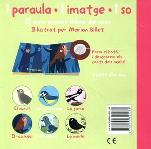 Els ocells. El meu primer llibre de sons | 9788499324289 | Billet, Marion | Llibres.cat | Llibreria online en català | La Impossible Llibreters Barcelona