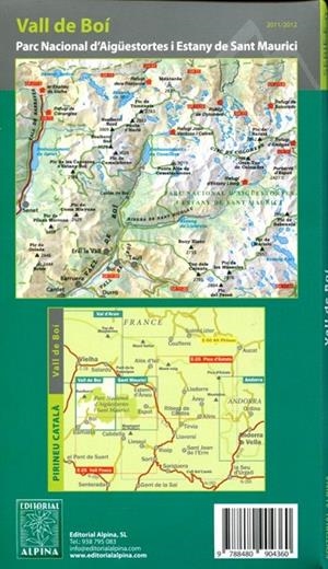 Mapa guia Vall de Boí. Parc Nacional d'Aigüestortes i Estany de Sant Maurici | 9788480904360 | Diversos | Llibres.cat | Llibreria online en català | La Impossible Llibreters Barcelona