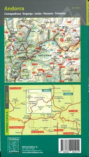 Andorra. Mapa guia | 9788480904414 | Diversos | Llibres.cat | Llibreria online en català | La Impossible Llibreters Barcelona