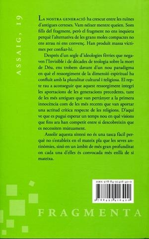 Vers un temps de síntesi | 9788492416400 | Melloni, Xavier | Llibres.cat | Llibreria online en català | La Impossible Llibreters Barcelona