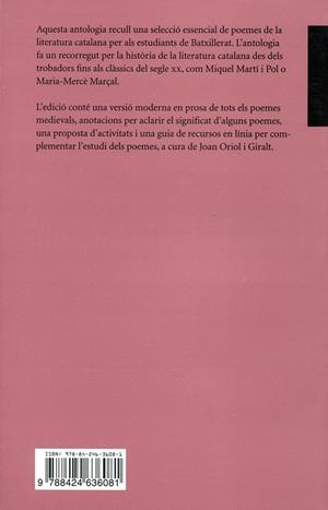 Antologia de poesia catalana | 9788424636081 | Autors diversos | Llibres.cat | Llibreria online en català | La Impossible Llibreters Barcelona