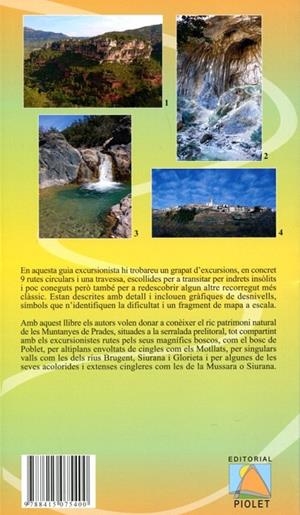 Muntanyes de Prades. Un grapat d'excursions | 9788415075400 | Mas Roca, Jaume; Llaurado Garcia, Coia | Llibres.cat | Llibreria online en català | La Impossible Llibreters Barcelona