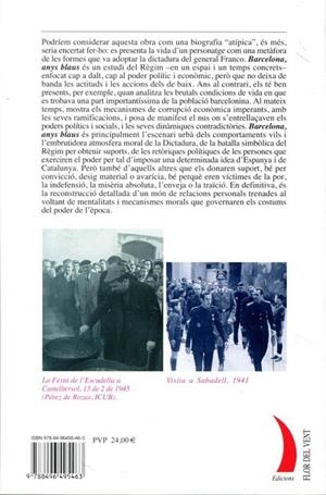 Barcelona, anys blaus. El governador Correa Veglison: poder i política franquistes (1940-1945) | 9788496495463 | Tébar Hurtado, Javier | Llibres.cat | Llibreria online en català | La Impossible Llibreters Barcelona