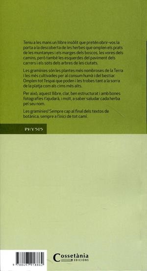 Gramínies. Conèixer-les i distingir-les | 9788497918862 | Mitjans, Montserrat | Llibres.cat | Llibreria online en català | La Impossible Llibreters Barcelona