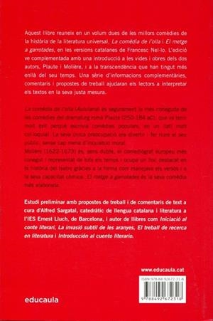 La comèdia de l'olla. El metge a garrotades | 9788492672318 | Plaute ; Molière | Llibres.cat | Llibreria online en català | La Impossible Llibreters Barcelona