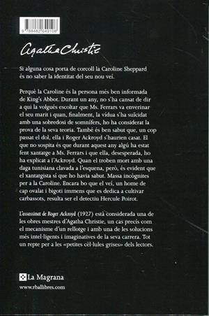 L'assassinat de Roger Ackroyd | 9788482649108 | Christie, Agatha | Llibres.cat | Llibreria online en català | La Impossible Llibreters Barcelona