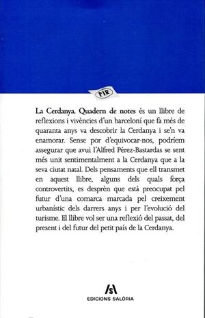 La Cerdanya. Quadern de notes | 9788461425204 | Pérez-Bastardas, Alfred | Llibres.cat | Llibreria online en català | La Impossible Llibreters Barcelona