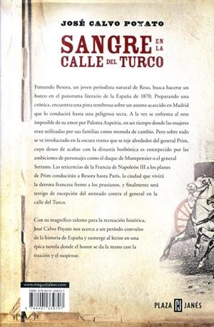 Sangre en la calle del turco. Una emocionante intriga en la España del general Prim | 9788401339707 | Calvo Poyato, José | Llibres.cat | Llibreria online en català | La Impossible Llibreters Barcelona