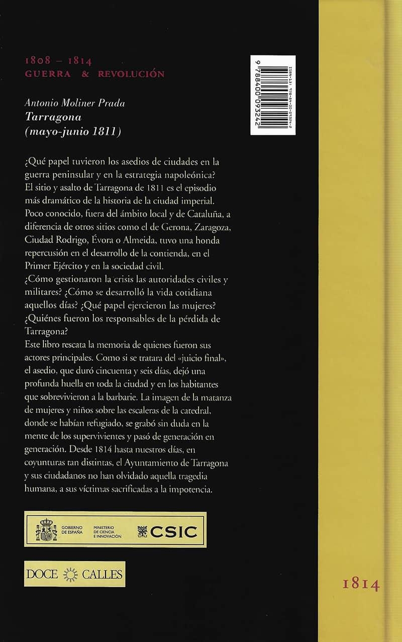 Tarragona (mayo-junio 1811). Una ciudad sitiada durante la Guerra del Francés | 9788497441162 | Moliner Prada, Antonio | Llibres.cat | Llibreria online en català | La Impossible Llibreters Barcelona