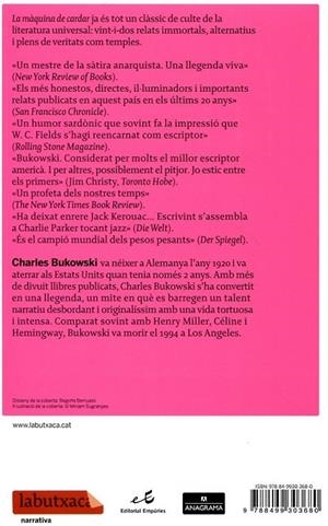 La màquina de cardar | 9788499303680 | Bukowski, Charles | Llibres.cat | Llibreria online en català | La Impossible Llibreters Barcelona