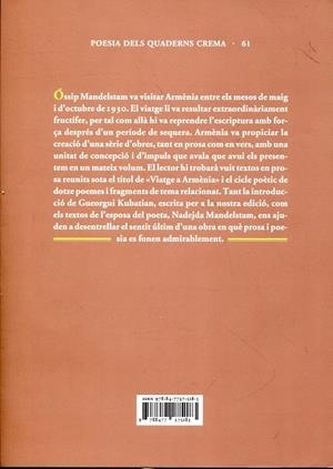 Armènia en prosa i en vers | 9788477275183 | Mandelstam, Óssip | Llibres.cat | Llibreria online en català | La Impossible Llibreters Barcelona